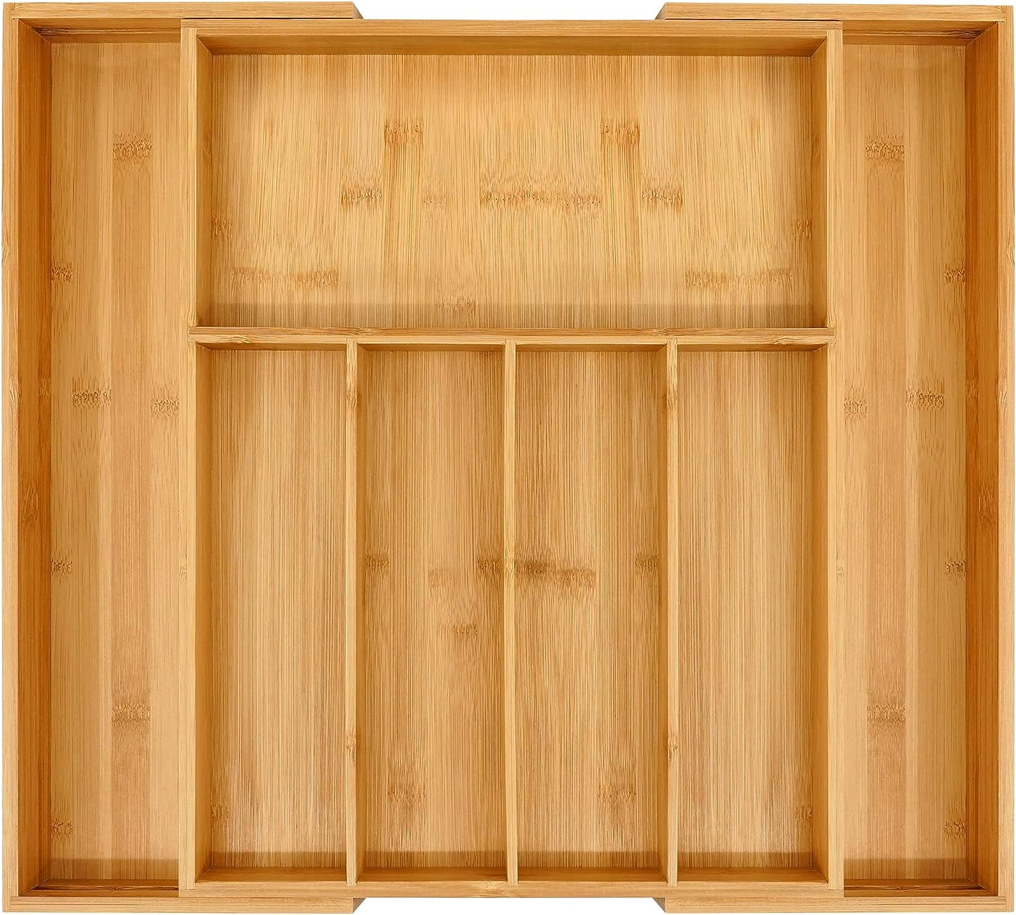Bamboo Flatware Organizers without Block Nature