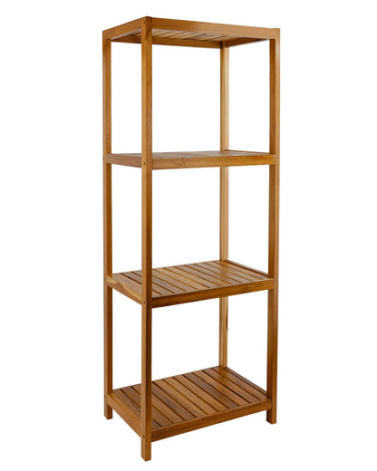 Teak Wood Standing Shelf Units New