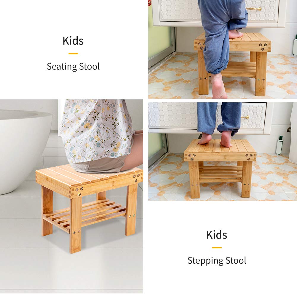 Bamboo Kids Step Stool Small