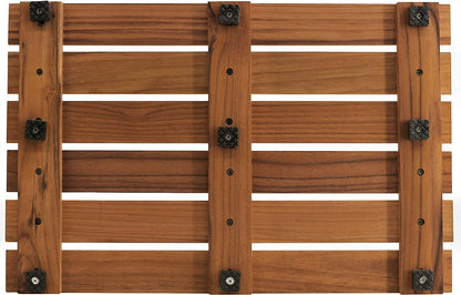 Teak Wood Nature Bathtub Mats Small