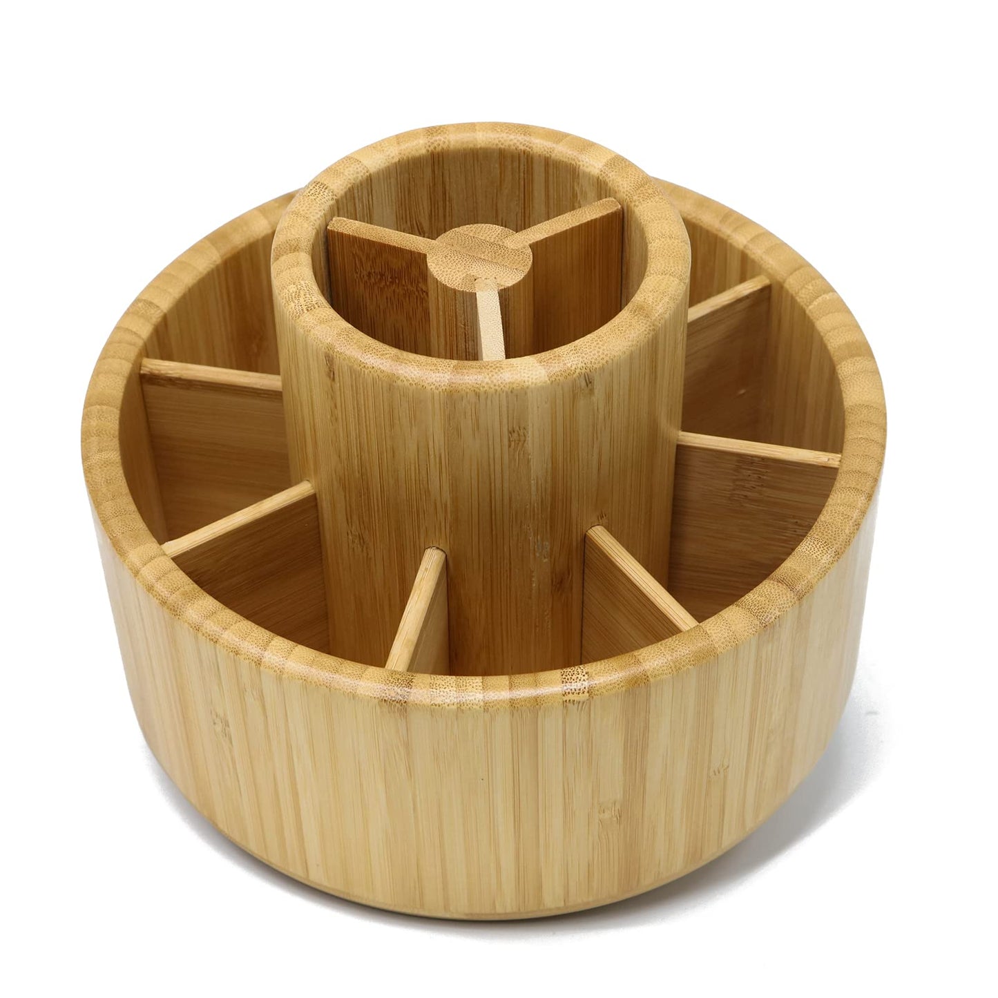 Bamboo Pencil Holders Rotating