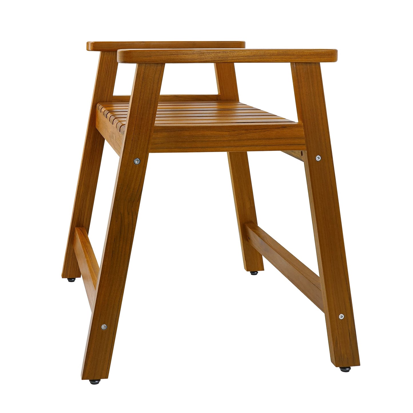 Teak Wood Shower Bench with Arms