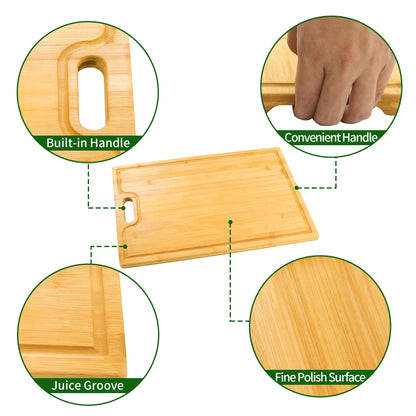 Bamboo Cutting Boards with Handle