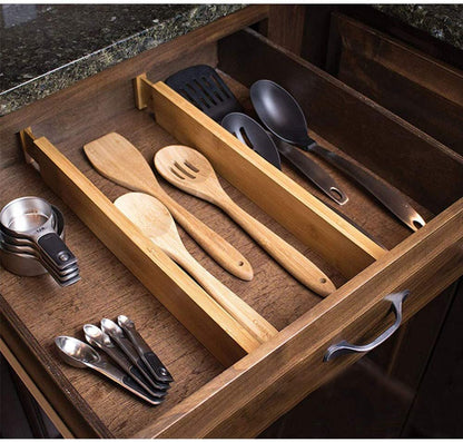 Bamboo Drawer Organizers 6pcs Small