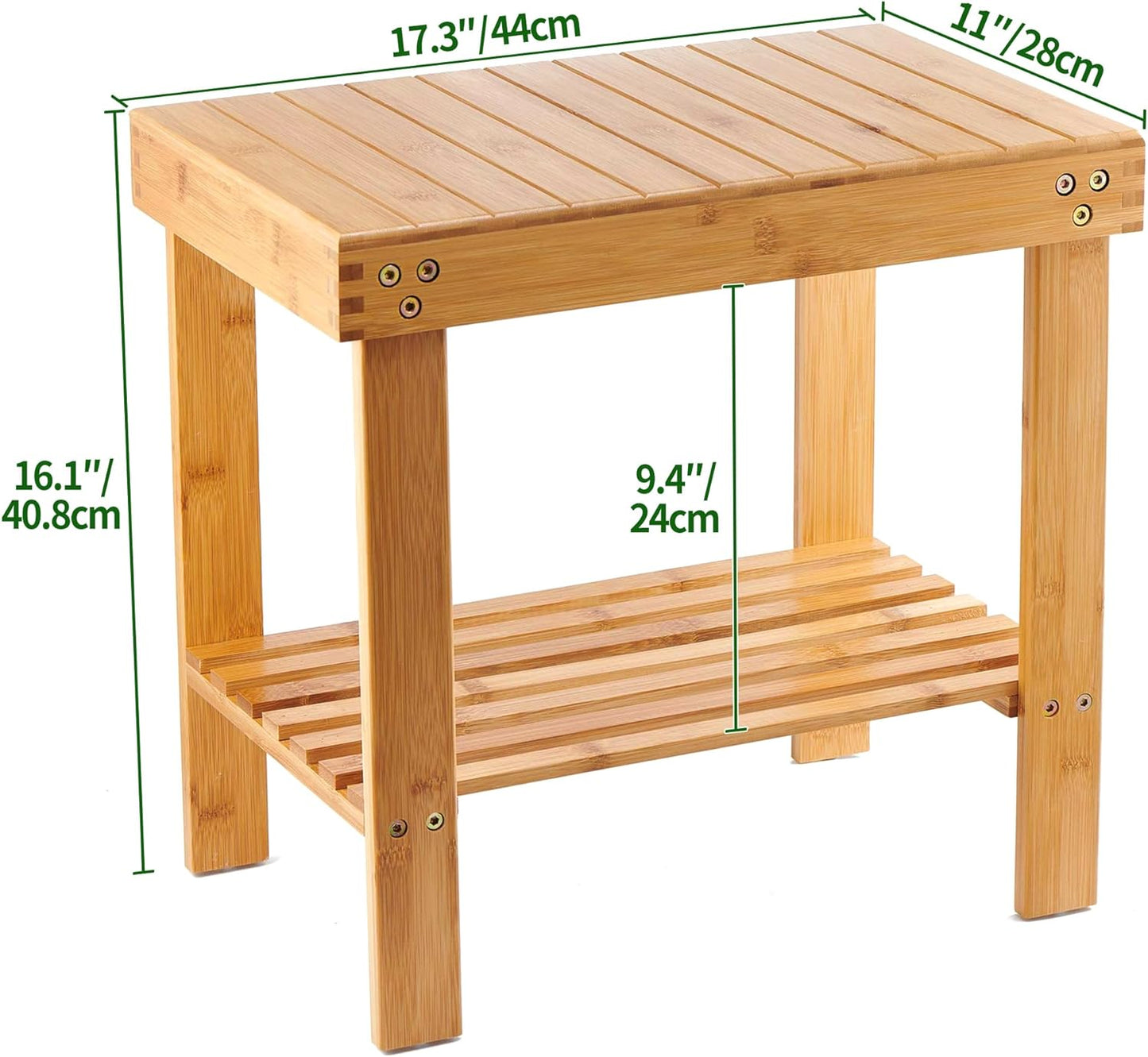 Bamboo Kids Step Stool Large Nature