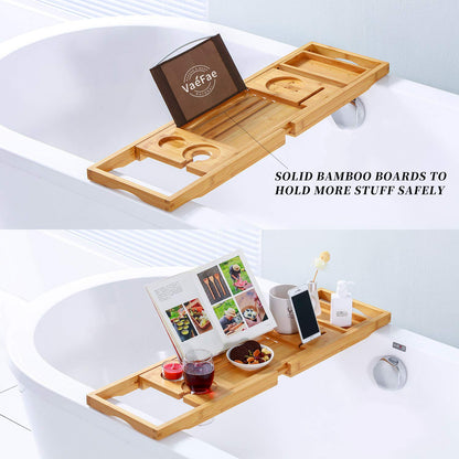 Bamboo Bathtub Trays Single Box New