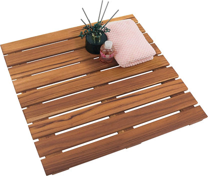 Teak Wood Nature Bathtub Mats Medium