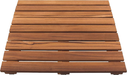 Teak Wood Nature Bathtub Mats Medium