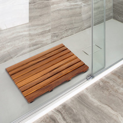 Teak Wood Nature Bathtub Mats Large