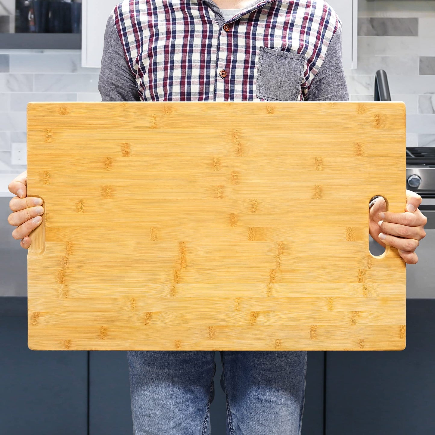 Bamboo Cutting Boards with Handle