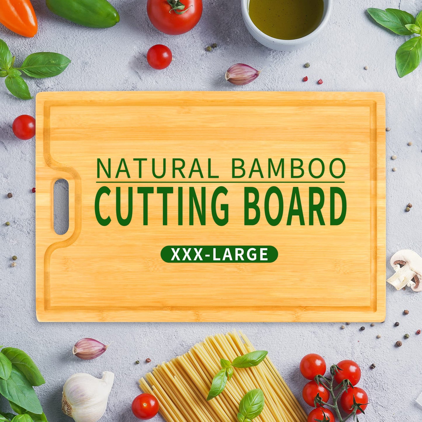 Bamboo Cutting Boards with Handle